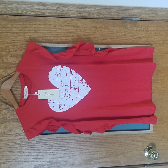 Roshop heart tank top L NWT - Picture 2 of 4